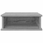 vidaXL Table de chevet Gris Sonoma 40 x 31 x 15 cm Bois d'ingénierie