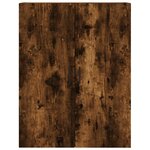 vidaXL Buffet haut Chêne fumé 69 5x34x180 cm Bois d'ingénierie