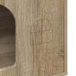 vidaXL Maison pour chat Sonoma 51 x 30 x 52 cm Bois d'ingénierie