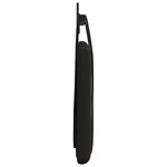 vidaXL Tête de lit suspendue Noir Simili cuir