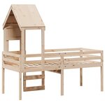 vidaXL Lit haut sans matelas 90x190 cm bois de pin massif