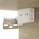 vidaXL Meuble TV mural Chêne sonoma 102x35x35 cm Bois d’ingénierie