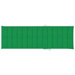 vidaXL Chaise longue de jardin avec coussin Bois d'acacia solide