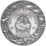 Pièce de monnaie en Argent 10 Dollars g 31.1 (1 oz) Millésime 2026 Jurassic Life VELOCIRAPTOR (PRÉCOMMANDE)