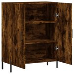 vidaXL Buffet chêne fumé 69 5x34x90 cm bois d'ingénierie