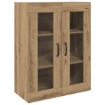 vidaXL Haut Armoire 2 Pièces Chêne artisanal Bois d'ingénierie