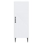vidaXL Buffet Blanc 33 x 34 5 x 89 5 cm Bois d'ingénierie