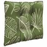 vidaXL Coussin de canapé d'extérieur 3 Pièces Modèle feuille Polyester