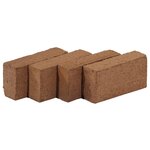 vidaXL Blocs de noix de coco 12 Pièces 650 g chacun 7 8 kg au total