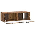 vidaXL Meuble TV mural Bois ancien 98 x 41 x 30 cm Bois d'ingénierie