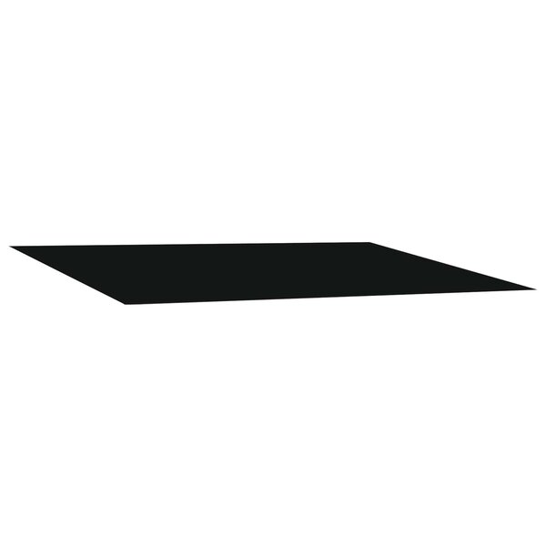vidaXL Toile de rechange pour auvent Noir 350 x 250 cm Polyester
