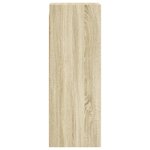 vidaXL Armoire murale avec portes en verre chêne sonoma 35x37x100 cm
