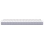 vidaXL Matelas en mousse moyennement doux 120x200 cm