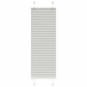 vidaXL Store plissé gris clair 45x100 cm largeur du tissu 44 4 cm