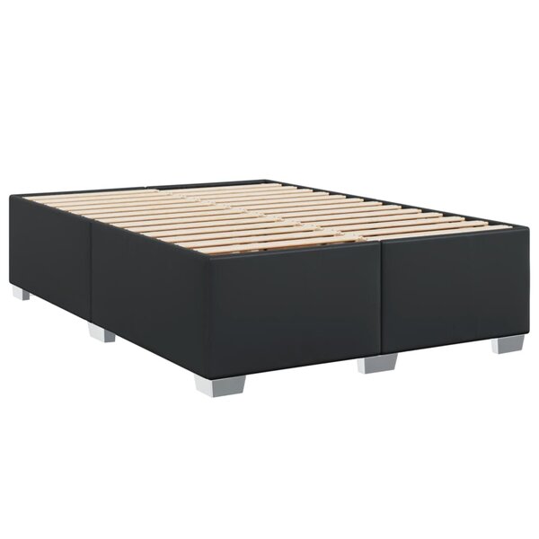 vidaXL Cadre de lit sans matelas noir 140x190 cm similicuir