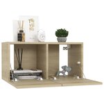 vidaXL Ensemble de meubles TV 7 Pièces Chêne sonoma Bois d'ingénierie