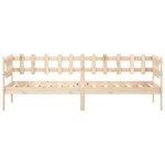 vidaXL Lit de jour sans matelas 90x190 cm bois de pin massif