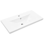 vidaXL Ensemble de meubles de salle de bain 3 Pièces gris béton