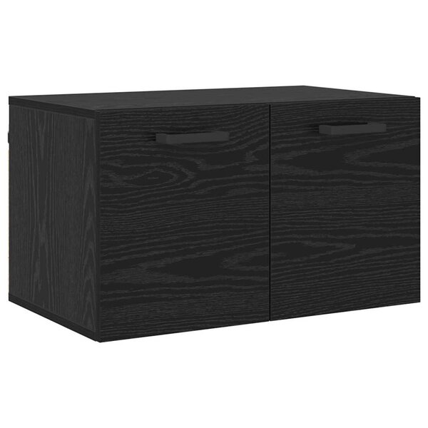 vidaXL Meuble mural Chêne noir 60 x 36.5 x 35 cm Bois d'ingénierie