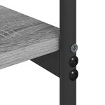 vidaXL Table console Sonoma gris 101 x 35 x 80.5 cm Bois d'ingénierie