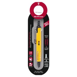Stylo bille tout terrain airpress pen jaune tombow