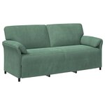 vidaXL Sofa 3 places Vert Mer 198 x 83 x 95 cm Velours