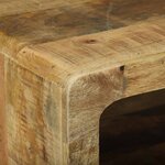 vidaXL Table basse Marron 90 x 50 x 35 cm Bois de manguier brut massif