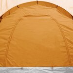 vidaXL Tente de camping pour 6 personnes gris et orange