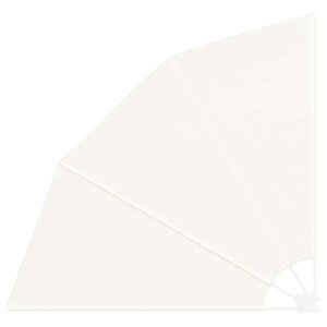 vidaXL Écran de confidentialité pour balcon Crème 160 x 160 cm