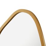 Miroir mural asymétrique 80 x 58 cm or 03_0007903