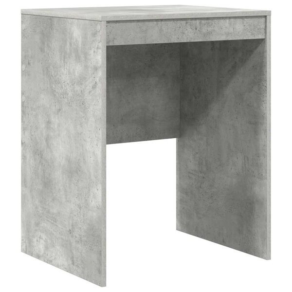 vidaXL Bureau Gris béton 60 x 50 x 76 cm Bois d'ingénierie