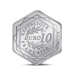 Collection des régions - Occitanie Monnaie de 10€ Argent hexagonale