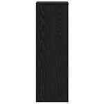 vidaXL Supports de plantes - 2 Pièces - Chêne noir - 33 x 33 x 100 cm - Bois reconstitué