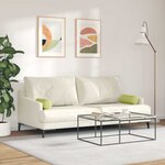 vidaXL Coussins d'accent 2 Pièces Vert clair Ø 15 x 40 cm tissu