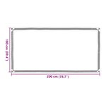 vidaXL Couverture pour plantes Transparent 1 x 2 m PE