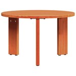 vidaXL Table basse 2 Pièces Marron cire 47 5 x 47 5 x 27 cm