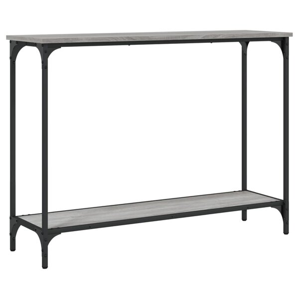 vidaXL Table console sonoma gris 101x30 5x75 cm bois d'ingénierie