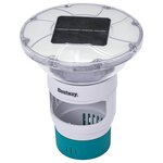 Bestway Lumière solaire flottante Blanc Ø 7 6 cm PC et ABS