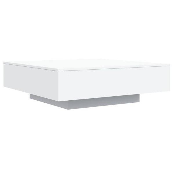 vidaXL Table basse blanc 100x100x31 cm bois d'ingénierie