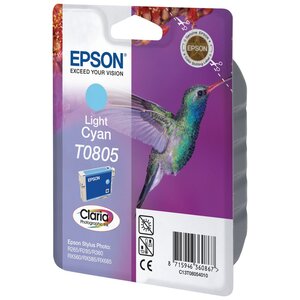 Cartouche d'encre epson colibri t0805 (cyan clair)