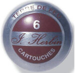 Boîte de 6 cartouches d'encre standard Terre de feu HERBIN