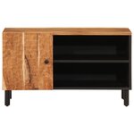 vidaXL Meuble TV 80x33x46 cm bois d'acacia massif