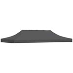 vidaXL Toit de tente de réception 3 x 6 m Anthracite