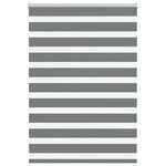 vidaXL Store zèbre gris foncé largeur du tissu 95 9 cm polyester