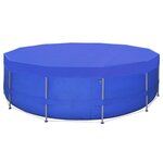 vidaXL Couverture de piscine PE Ronde 540 cm 90 g/m²