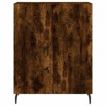 vidaXL Buffet chêne fumé 69 5x34x90 cm bois d'ingénierie