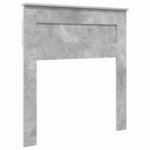 vidaXL Tête de lit avec tête de lit Gris béton 90 cm Bois d'ingénierie