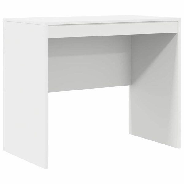 vidaXL Bureau Blanc 90 x 50 x 76 cm Bois d'ingénierie