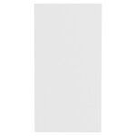 vidaXL Table d'appoint blanc 50x26x50 cm bois d'ingénierie