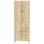 vidaXL Ensemble de Meubles 2 Pièces Chêne Sonoma Bois d'ingénierie
